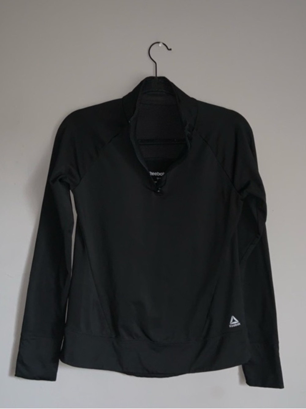 Reebok Women’s Performance BLACK 1/4 Zip Athletic Training Top - Size Medium